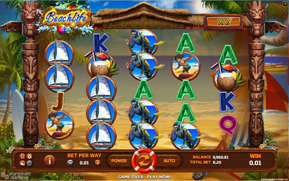 รีวิวเกมสล็อต Beach Life slot wallet ทุกค่ายเว็บตรง | superslot888