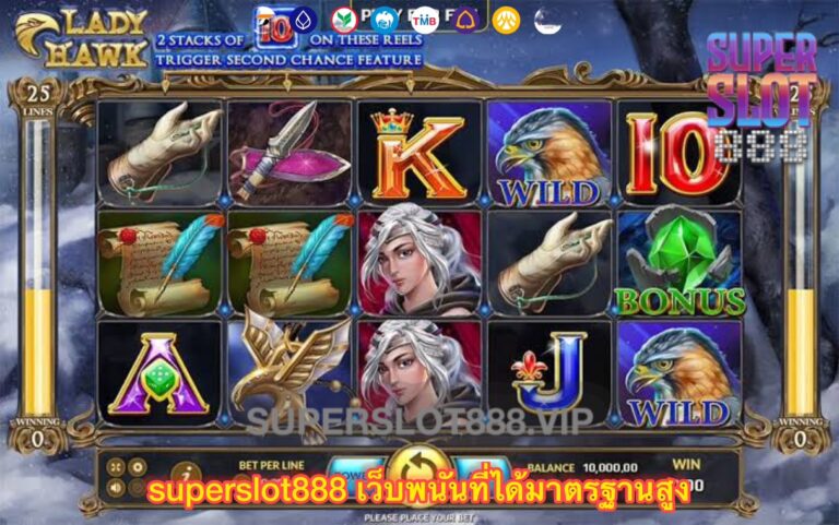 คาสิโนออนไลน์ เปิดให้บริการแล้ว ที่ superslot888