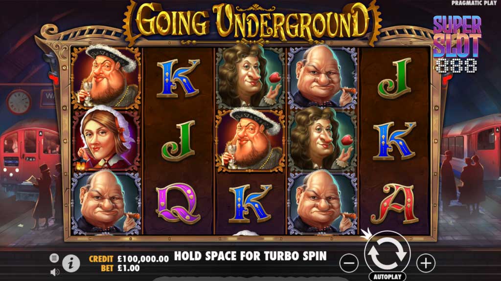 รีวิวเกมสล็อต Going Underground กับสล็อตเว็บตรง superslot888